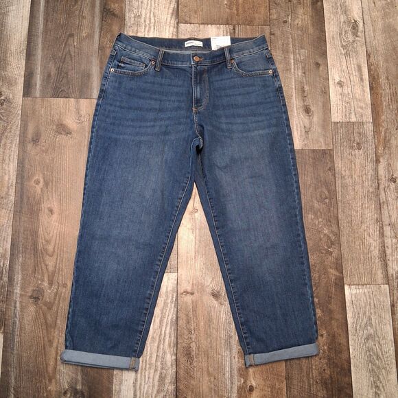 Sonoma Denim - Sonoma Goods For Life Mid-Rise Relaxed Boyfriend Jean 12P Chic Casual Denim